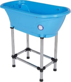 Small Portable Bath Tub For Dogs And Cats (Blue)