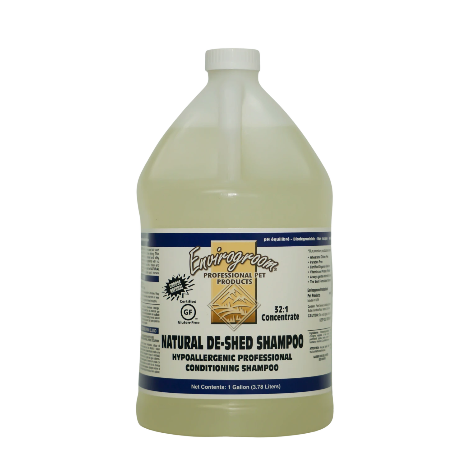 Envirogroom Natural De-Shed Conditioning Shampoo 1 Gallon 3 Envirogroom Natural De-Shed Conditioning Shampoo 1 Gallon
