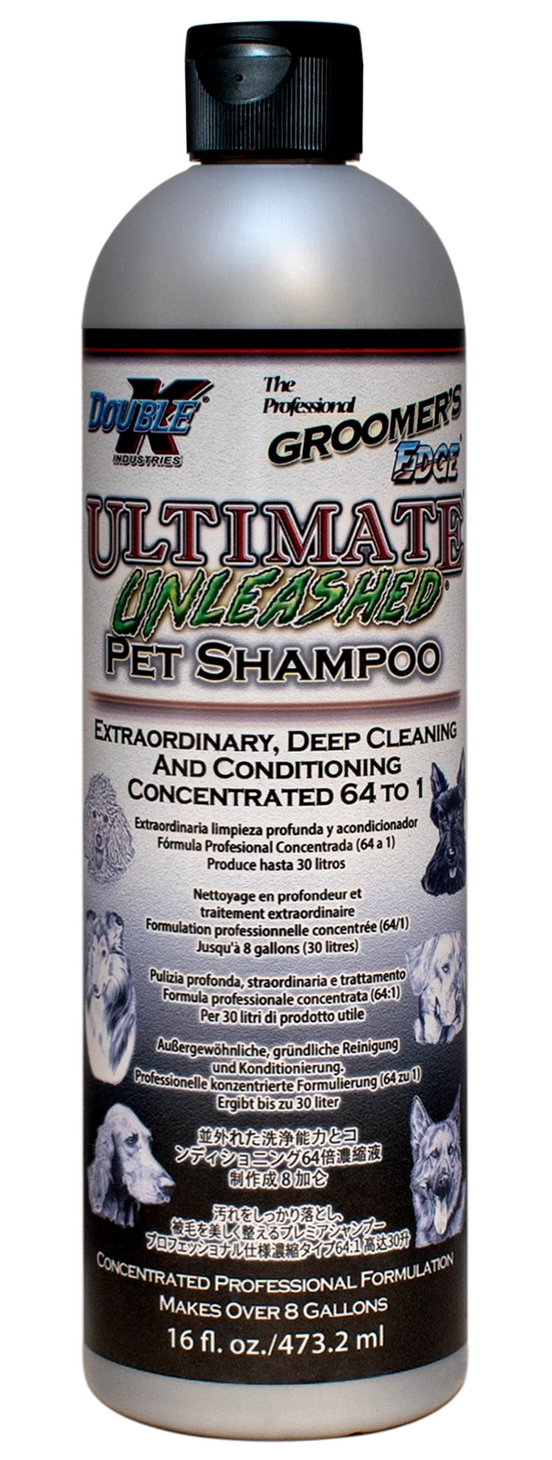 Groomer's Edge Ultimate UNLEASHED Deep Cleaning Detangling Shampoo 473ml 3 Groomer's Edge Ultimate UNLEASHED Deep Cleaning Detangling Shampoo 473ml