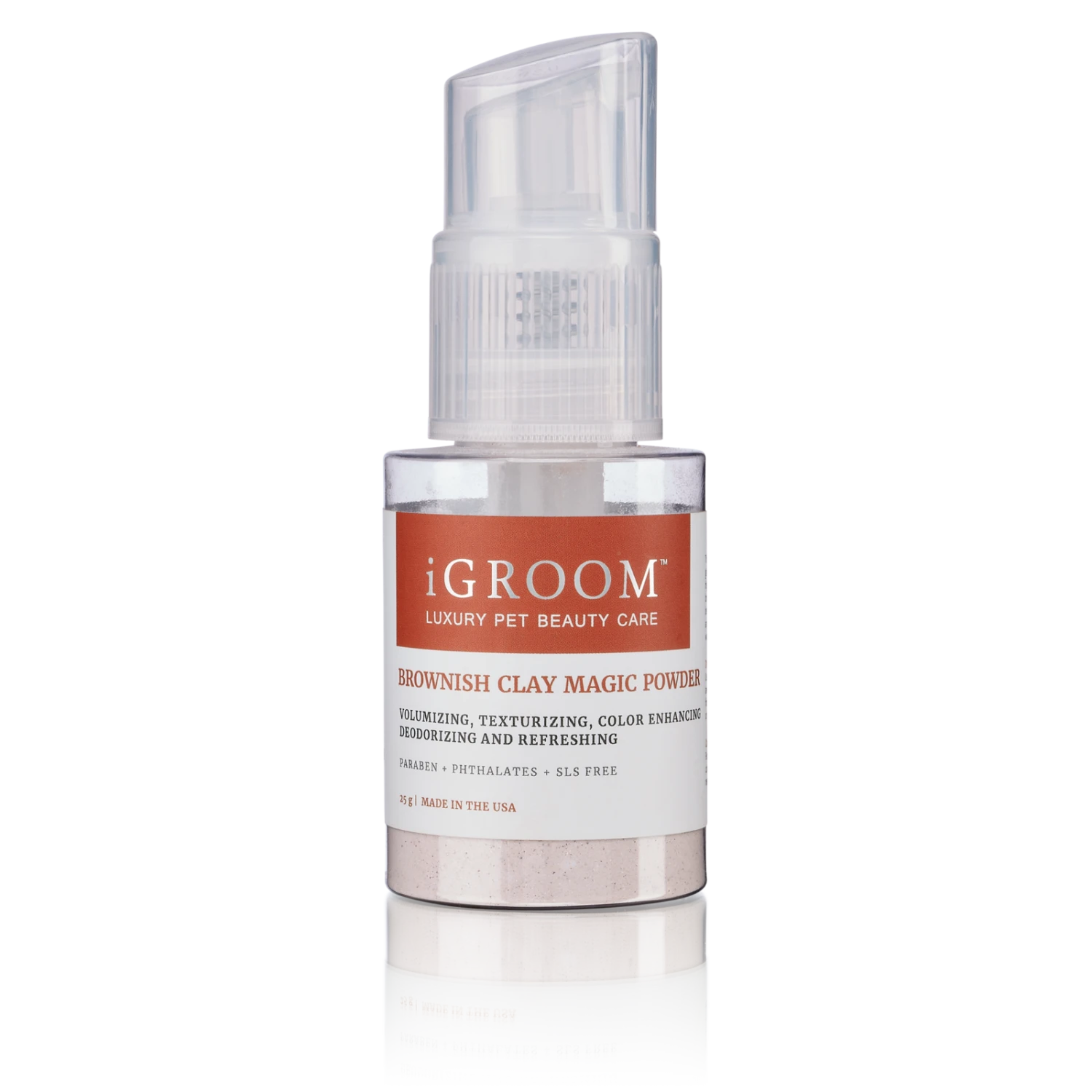 IGroom Brownish Clay Magic Powder Spray 25g 3 IGroom Brownish Clay Magic Powder Spray 25g