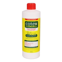 Cotex Hydrokill Flea & Tick Rinse Concentrate 500ml