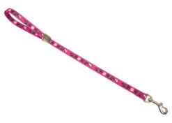 Show Tech Grooming Noose Pawprint Pink 55cm X 1.5cm