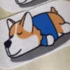 Bathing Mat 110cm X 50cm Oval - Sleepy Corgi -ARTERO Sales Store T BMT4320 03