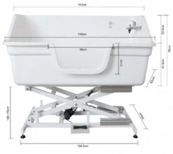 Aeolus Fiberglass Electric Lifting Bath Tub Jumbo BTF180