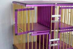 Aeolus 4-Berth Show Trolley With 4" Nylon Wheels - Large [Gold And Purple] -ARTERO Sales Store T KB511NAF GP Kit 5