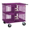 Aeolus 4-Berth Show Trolley With 6" Rubber Wheels - Large [Purple] -ARTERO Sales Store T KB511NAF PP Kit6W