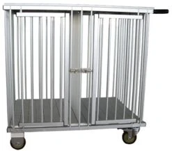 Aeolus 1-Berth Show Trolley With 4" Nylon Wheels - Large [Silver] -ARTERO Sales Store T KB511NAO SL Kit 2
