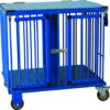 Aeolus 2-Berth Show Trolley With 4" Nylon Wheels - Large [Blue]