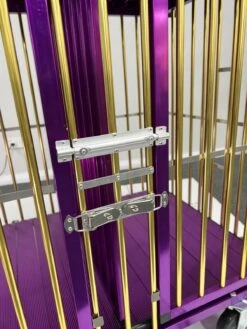 Aeolus 2-Berth Show Trolley With 4" Nylon Wheels [Gold And Purple] -ARTERO Sales Store T KB511NAT GP Kit 3