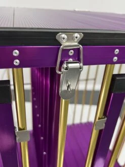 Aeolus 2-Berth Show Trolley With 4" Nylon Wheels [Gold And Purple] -ARTERO Sales Store T KB511NAT GP Kit 4