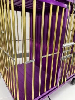 Aeolus 2-Berth Show Trolley With 4" Nylon Wheels [Gold And Purple] -ARTERO Sales Store T KB511NAT GP Kit 5