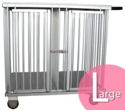 Aeolus 2-Berth Show Trolley With 4" Nylon Wheels - Large [Pink]