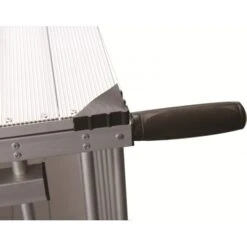 Aeolus 1-Berth Show Trolley With 4" Nylon Wheels - Small [Silver] -ARTERO Sales Store T KB513NAO SL Kit 3