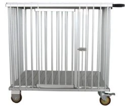 Aeolus 1-Berth Show Trolley With 4" Nylon Wheels - Small [Silver] -ARTERO Sales Store T KB513NAO SL Kit 5