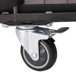 Aeolus 2-Berth Show Trolley With 4" Nylon Wheels - Small [Black] -ARTERO Sales Store T KB513NAT BK Kit 2