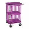 Aeolus 2-Berth Double Deck Show Trolley With 6" Rubber Wheels - XSmall [Purple] -ARTERO Sales Store T KB514NAT PP Kit6W