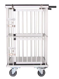 Aeolus 2-Berth Double Deck Show Trolley With 6" Rubber Wheels - XSmall [Purple] -ARTERO Sales Store T KB514NAT PP Kit6W 5