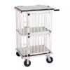 Aeolus 2-Berth Double Deck Show Trolley With 6" Rubber Wheels - XSmall [Silver] -ARTERO Sales Store T KB514NAT SL Kit6W