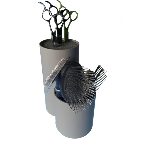 Aeolus Double Stump Scissors Cylinder - Purple 4 Aeolus Double Stump Scissors Cylinder - Purple - Image 2