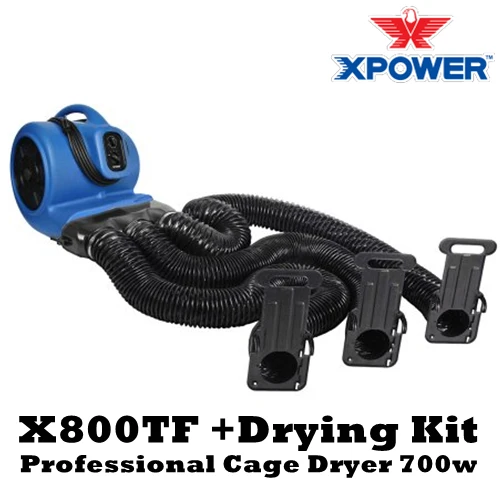 XPower X800TF Cage Dryer 700w With Multi Drying Kit 3 XPower X800TF Cage Dryer 700w With Multi Drying Kit